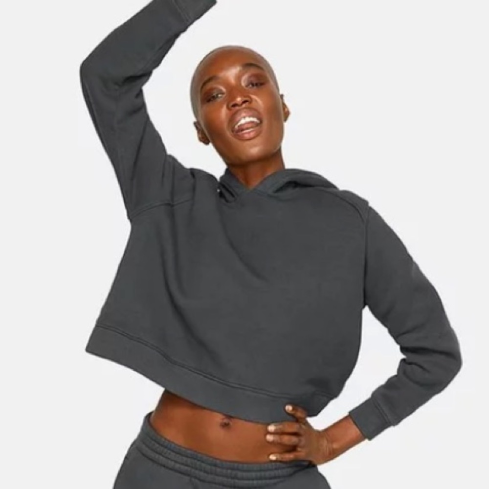 Outdoor Voices Nimbus Cotton Sweatshirt Hoodie